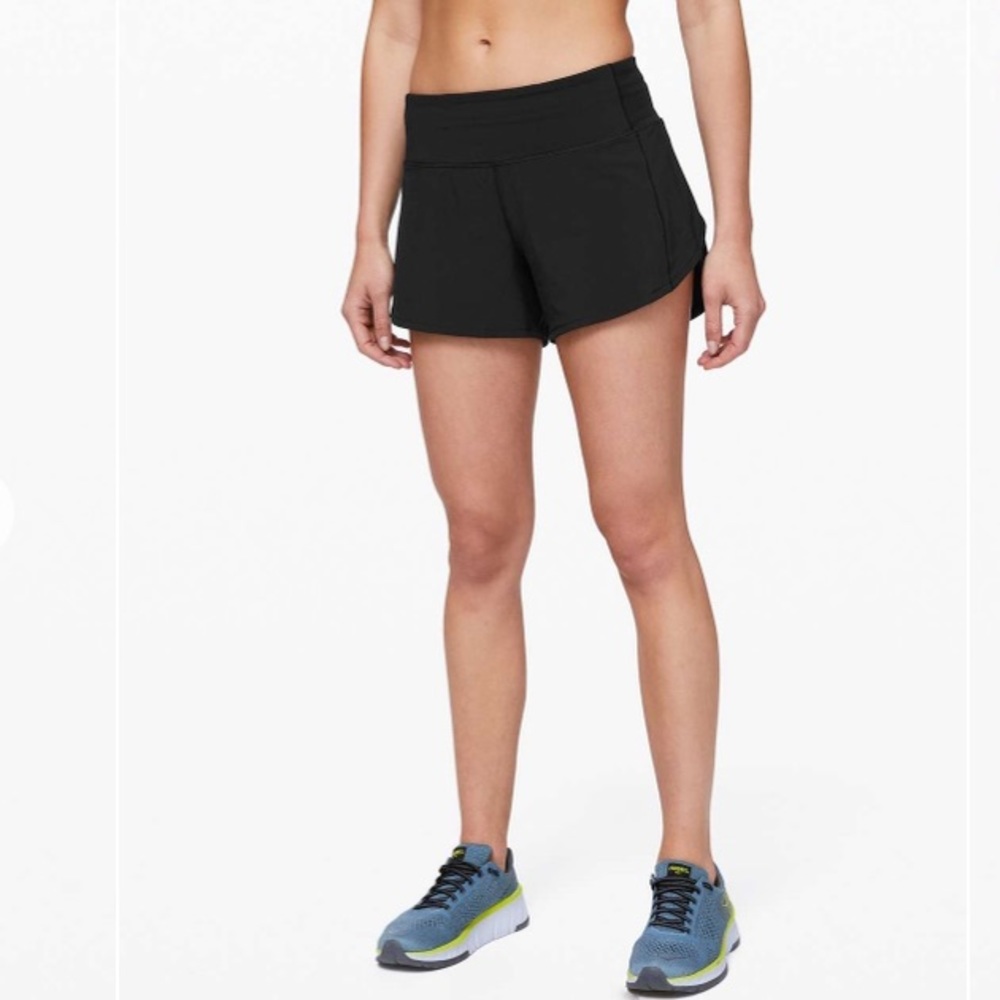 EUC Lululemon Speed Up Short Long *4” Updated Fit